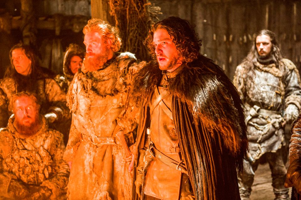 Game of Thrones. Series 5. Episode 8. Hardhome. Hivju, Kristofer;Harington, Kit as Tormund;Jon Snow
