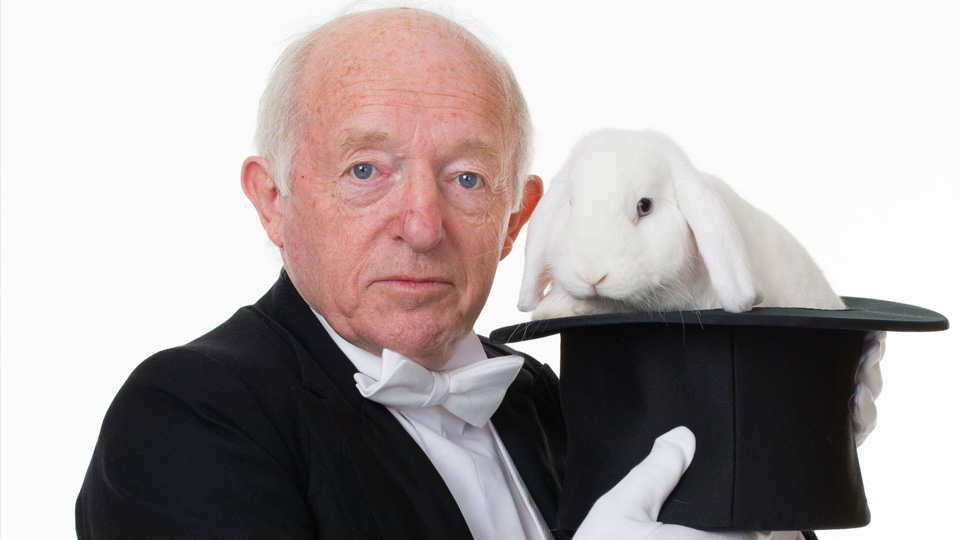 Hat's magic? Paul Daniels delivers illusion up close on The Intimate Magic Tour.