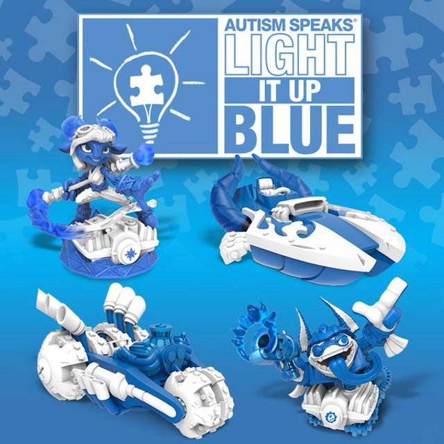 Skylanders Autism Speaks Light it up Blue