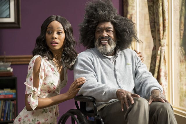 Erica Ash as "Maya" and Nate Robinson as "Boots" in UNCLE DREW.