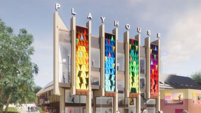 New beginnings - the rejuvenated face of Leeds Playhouse. Credit: Page Park