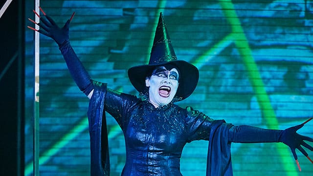 Polly Lister as the Wicked Witch of the West. Credit: The Other Richard.